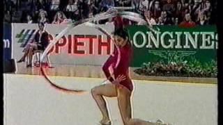 Maria PETROVA (BUL) ribbon - 1995 Vienna worlds AA