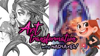 ART Transformation! Art Collab with NADIAXEL!