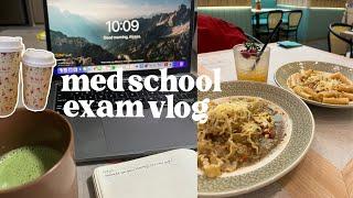 med school study vlog  | exam week, pharmacology, jb daytrip, resolutions for 2025!