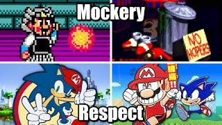 Every Time Mario & Sonic Roasted & Honored Each Other