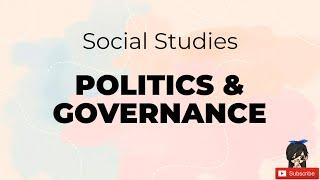 LET Social Studies | Politics & Governance | LET Reviewer