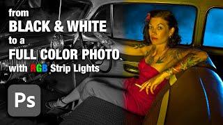 How to make a full COLOR IMAGE from BLACK & WHITE photos