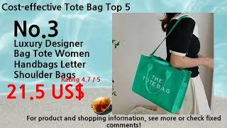 August 2024 Cost-effective Tote Bag Ranking