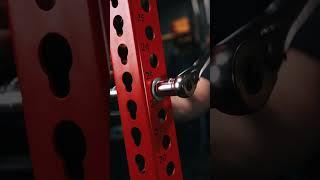 Versatile Power Rack Attachment: The Bully Utility Hook: Home Gym Hacks, Garage Gym Ideas #shorts