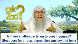 Any cure for insomnia in Islam? (Best cure for stress, depression, anxiety & fear) Assim al hakeem