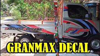 sticker DECAL granmax racing custom