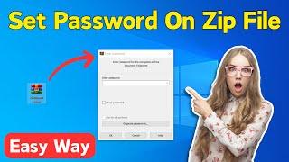 Create Password Protected Zip File | Make Password Protected WinRAR File | Set Password On Zip File