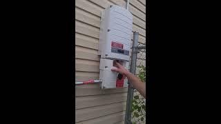 Turning on a Solar Edge PV system