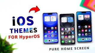 ️ 3 NEW iOS Themes for HyperOS | iOS Themes | ios theme for Xiaomi