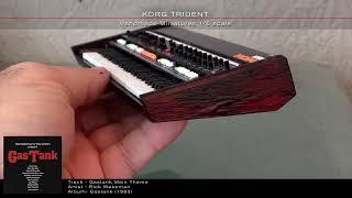 KORG TRIDENT MK I - Handmade Miniature 1/6 scale.