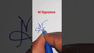 ''Mathan Kumar" Stylish Signature ️ / M letter signature style #shorts #viral #short #youtubeshorts