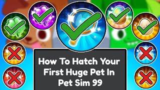 How To Hatch A HUGE Pet in Pet Sim 99