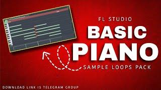 Fl Studio Sample Pack || Basic Piano Pack  Piano Pack | Piano DWP file || #flstudio20