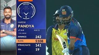 Hardik pandya 69 runs in 30 balls vs Tamil Nadu | Syed mushtaq Ali trophy 2024 highlights