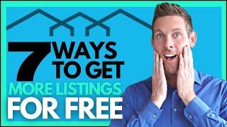FREE REAL ESTATE SELLER LEADS  - 7 EASY WAYS TO GET MORE SELLER LEADS