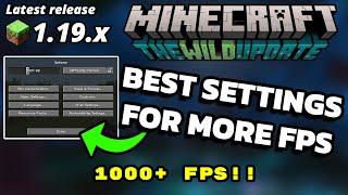 Minecraft Java 1.19 Best Minecraft Settings For FPS on Low End PCs Performance Boost