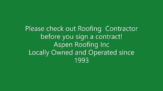 How to check a Roofing Contractors license in Colorado Springs CO by Aspen Roofing Inc