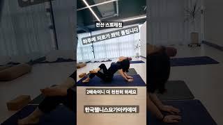 피로회복요가#전신스트레칭#갱년기요가#시니어요가#피로회복에좋은자세#원주요가 #한국웰니스요가아카데미
