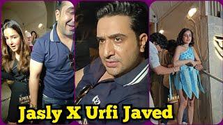 Jasly's Secret New Look Revealed! Aly Goni & Jasmin Bhasin Spotted at Urfi Javed's Shoot Location