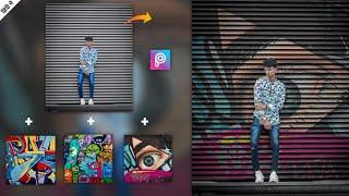 New Instagram Viral Graffiti Art on Sutter Photo Editing in Picsart || Graffiti Wall Photo Editing