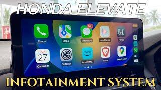 Honda Elevate Infotainment System - Demo & Features