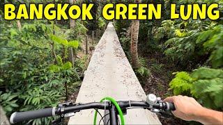 My FIRST BIKE Ride in THAILAND  BANGKOK Green Lung Bang Krachao