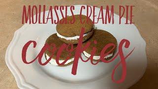 Molasses Cream Pie Cookies | Bake With Me!