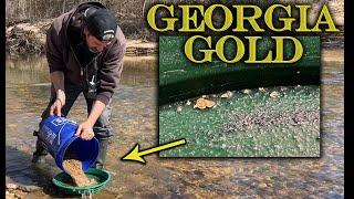 Gold Mining at Loud Mine LDMA Camp in Georgia
