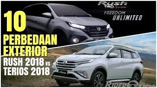 10 perbedaan exterior rush 2018 vs terios 2018 | exterior comparison of rush & terios 2018 indonesia