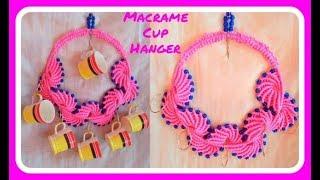 Simple Macrame Cup Hanger.