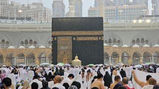 Heavy Rain  In Makkah Today | 6 Jan 2025 | Kaaba Live Azan |Beautiful weather in Masjid Al Haram