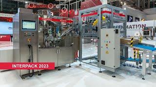 Citus Kalix at Interpack 2023 with tube filling and cartoning line