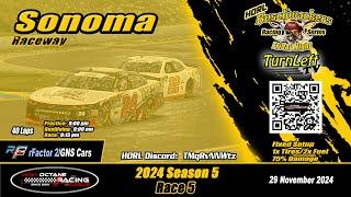 HORL Buschwackers Series race at Sonoma Raceway (112924)