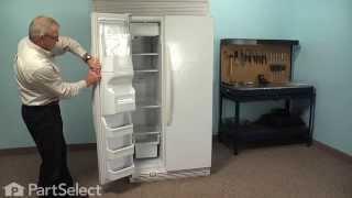 Refrigerator Repair - Replacing the Freezer Door Gasket (Whirlpool Part # 2159074/2159082)