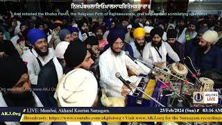 053 Mumbai 24Feb2024 SatEve Rainsabai Keertan Bhai Taranveer Singh Jee Ludhiana