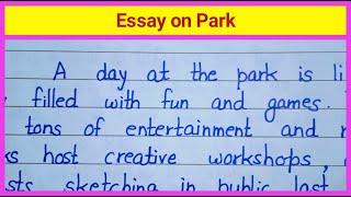 Essay on The Park in English || Paragraph on The Park in English || #extension.com