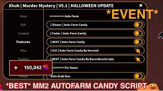 Murder Mystery 2 Script Xhub AutoFarm Candies Halloween New Update |Hydrogen,Fluxus,Arceus x Mobile