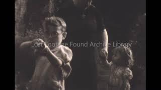 Archive footage of Family in Backyard in 1920s France, 9.5mm (Pathé Baby)