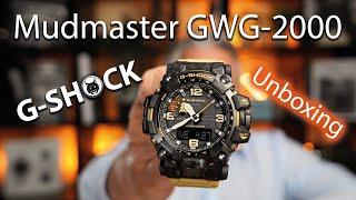 Casio G-SHOCK Mudmaster GWG-2000-1A5ER Test & Unboxing - 4K - www.watchdavid.de