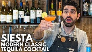 A Modern Classic Tequila Cocktail: The Siesta