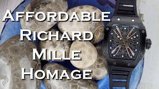Wishdoit Pirate - The X Series Black Watch Video - AFFORDABLE Tonneau Shaped Watch #tonneau #watch