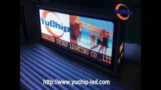 YUCHIP Taxi Top LED Display,Taxi Roof Led Display,Taxi Led Sign