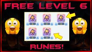 Free level 6 Runes! LETS GOOO!