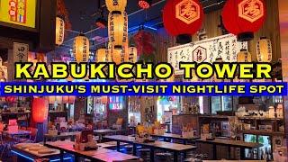 Kabukicho Tower | Shinjuku's Must-Visit Kabuki Food Hall and Gaming Center | Tokyo, Japan