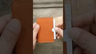 how to make a leather card holder #leather #shorts #card_holder