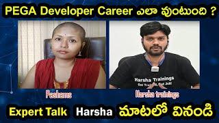 Harsha sir with Sushmitha Ma'am | PEGA Expert Talk ( Telugu ) | Pashams | Harsha Trainings