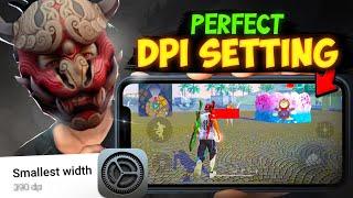 World's Best [ PRO DPI SETTING ] In Free Fire | All New Secret Setting 2024 |