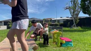 Messy Play with my dodong | Zeus, the baby vlogger | 25months