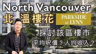 [溫哥華睇樓][字幕] North Vancouver 北溫樓花Parkside at Lynn $629,900起 探討北溫樓市 價錢？ 平均呎價? 人均收入？年齡? (2021）