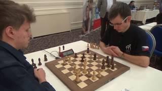 GM Vladislav Artemiev - GM David Navara, Reti opening, Blitz chess